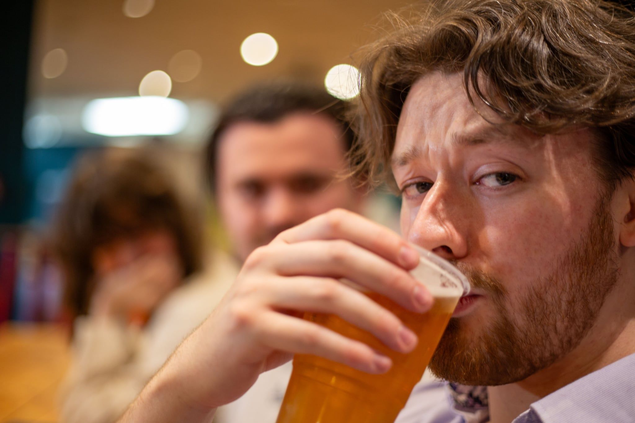 My first pint after successfully defending my thesis